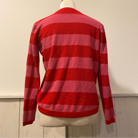 Compañia Fantastica Small Red Pink Striped Sweater - Picture 2 of 9